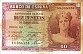 10 peseta bill 1935 second spanish Republic.jpg
