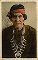 "An old Navajo Indian medicine man, New Mexico." Fred Harvey series. (NBY 20369).jpg