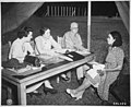 "A Negro WAAC (Mrs. Mary K. Adair) takes an examination for Officers' Candidate School, Fort McPherson, Georgia.", 06-20 - NARA - 531337.jpg