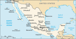 Messico - Mappa