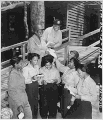 "A contingent of 15 nurses,...arrive in the southwest Pacific area, received their first batch of home mail at their station." 268th Station Hospital, Australia. Three of the nurses are Lts. Prudence L. Burns, Inez(...) - NARA - 531410.gif