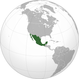Messico - Localizzazione