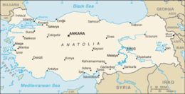Turchia - Mappa