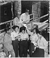 "A contingent of 15 nurses...arrive in the southwest Pacific area, received their first batch of home mail at their sta - NARA - 531410.jpg